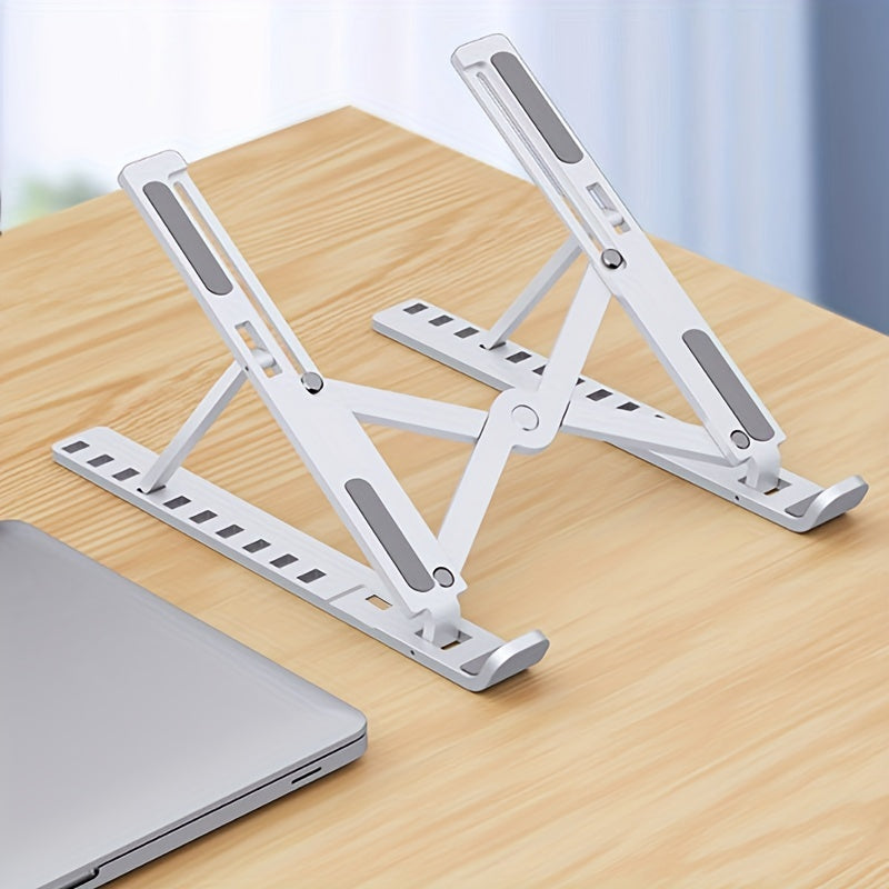 Adjustable Laptop Stand - 10-Level Foldable Holder for All Notebooks & Tablets