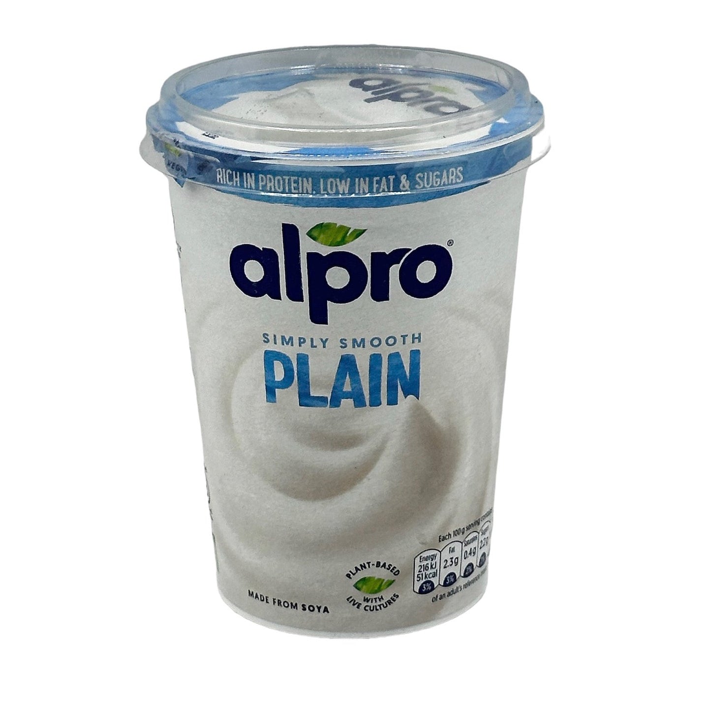 Alpro Simply Smooth Plain Plant-Based Alternative | 500g
