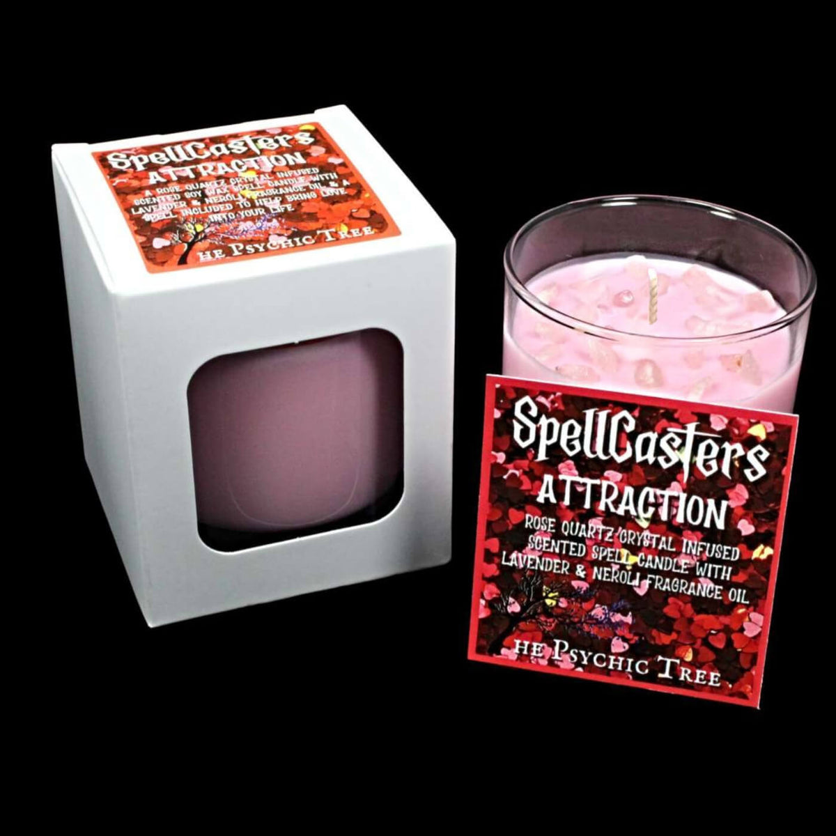 SpellCasters Attraction – Kristall-infundierte Duftkerze