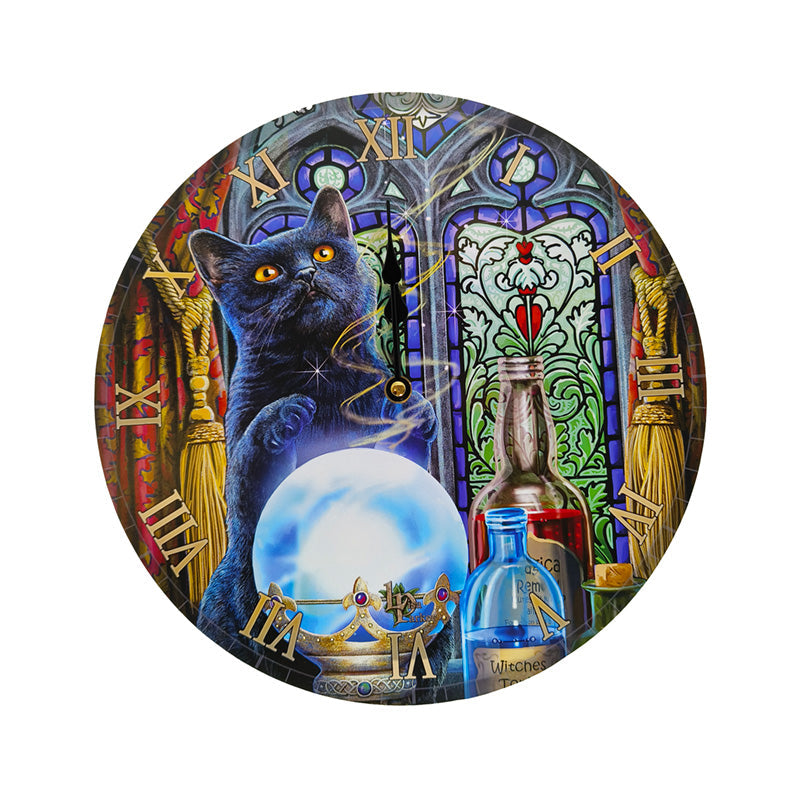 Lisa Parker Witches Apprentice Cats Picture Clock