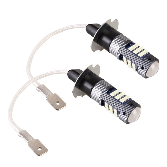 H3 LED Fog Light Bulbs | 12V 5W SMD-2016 | White or Yellow | 1 Pair