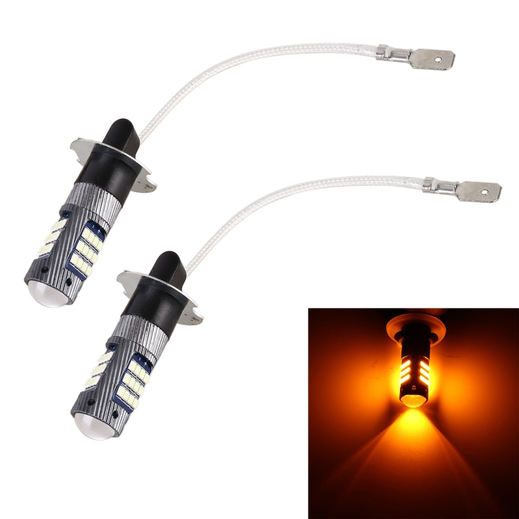H3 LED Fog Light Bulbs | 12V 5W SMD-2016 | White or Yellow | 1 Pair