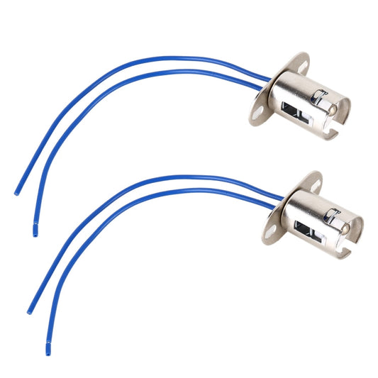 1 par de portalámparas para coche 1157 base de enchufe hembra con cable, 1157