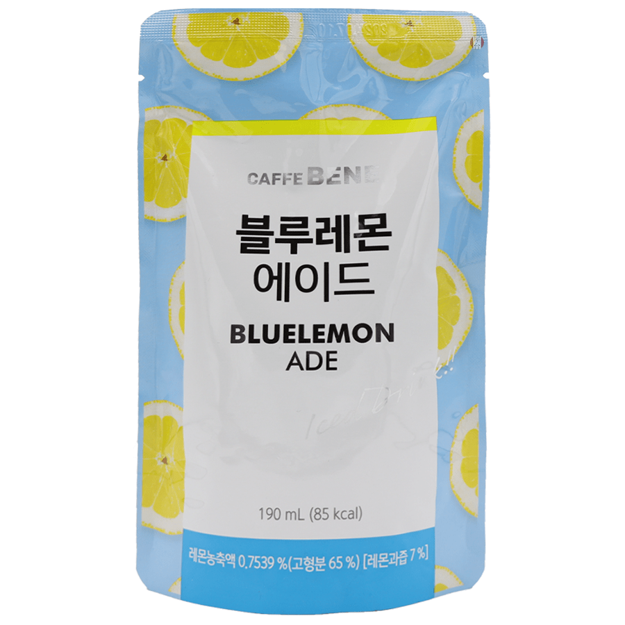 CAFFE BENE Blue Lemon Pouch Drink 190ml