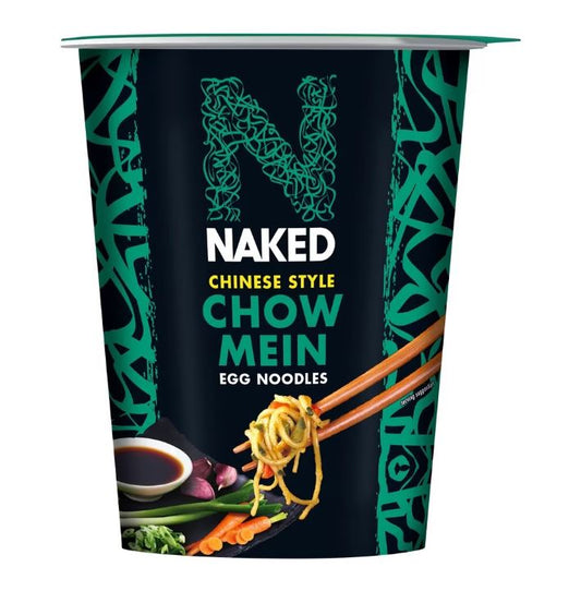 5 x Naked Noodle Chow Mein Noodle Pot 75 g