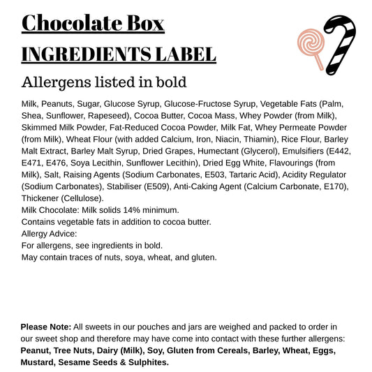 Chocolate Box | Mixed Chocolate Gift Box | 14 Bars