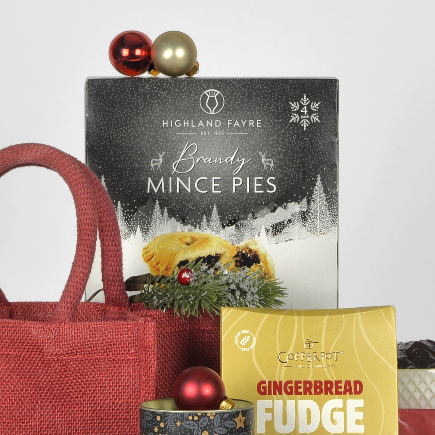 Weihnachtsleckereien Luxus-Geschenkkorb – Festlicher Präsentkorb