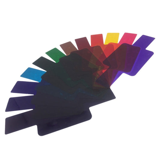 SiGi SG120 12-Farben Blitzfilter-Set für die Kamerafotografie – Professionelle Farbkorrekturfolien