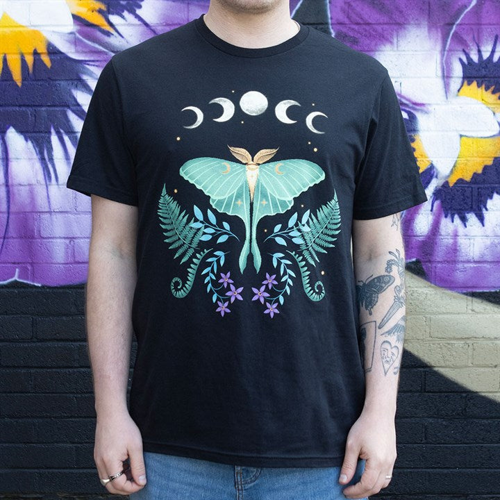Luna Moth Unisex T-shirt Size XXL