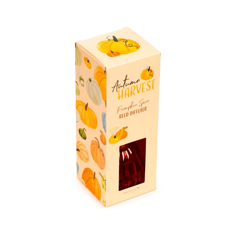 Autumn Harvest Shaped Pumpkin Spice 110ml Reed Diffuser