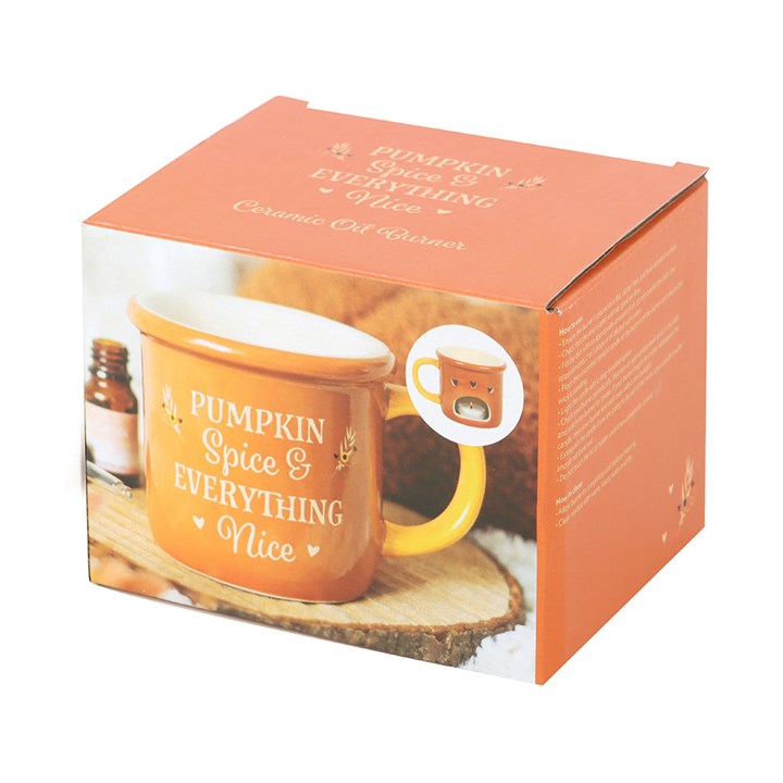 Pumpkin Spice Mug Oil Burner and Wax Warmer