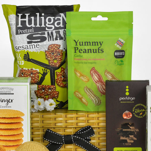 Zuckerarme Snackbox | Diabetikerfreundlicher Geschenkekorb