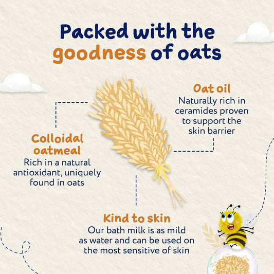 Child's Farm OatDerma Bath Milk 250ml | Eczema-Prone & Sensitive Skin