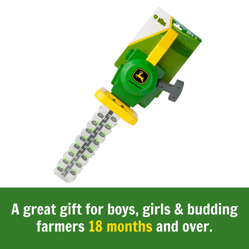 John Deere Power Clipper Toy Hedge Trimmer – Kids Pretend Play Garden Toy 18m+