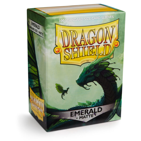 Dragon Shield Standard Matte Emerald Sleeves (100)