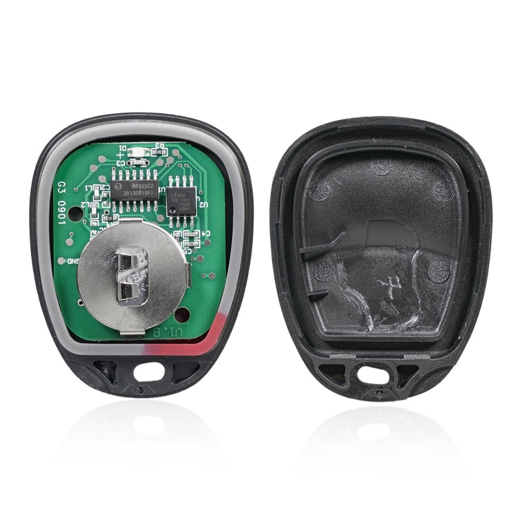 Chevrolet 4-Button Car Key Fob Replacement | KOBUT1BT 315MHz Remote