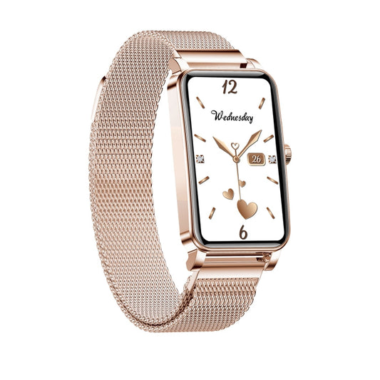 Reloj inteligente ZX19 para mujer - Pantalla HD de 1.45", IP68 resistente al agua, Monitor de frecuencia cardíaca y sueño