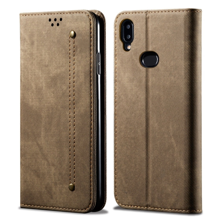 Denim Texture Flip Leather Wallet Case – Xiaomi Redmi 8A / Samsung Galaxy A10s