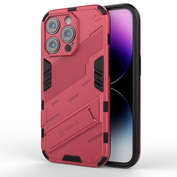 Funda de Teléfono Punk Armor 2 en 1 PC + TPU, Para iPhone 14, Para iPhone 14 Plus, Para iPhone 14 Pro