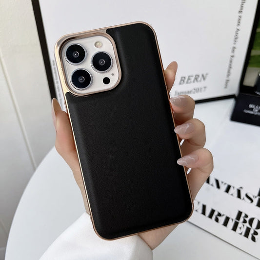 Funda para teléfono de cuero genuino serie Xiaoya, con nanogalvanoplastia, para iPhone 14, para iPhone 14 Plus, para iPhone 14 Pro, para iPhone 14 Pro Max, para iPhone 13, para iPhone 13 Pro