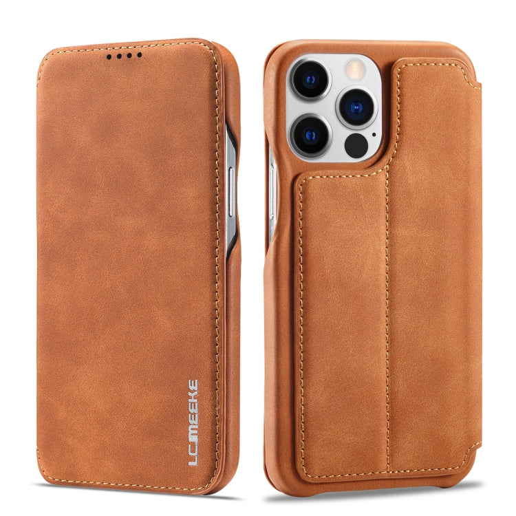 LC.IMEEKE Hon Ancient Series Flip Leather Case for iPhone 14 / 14 Plus / 14 Pro / 14 Pro Max