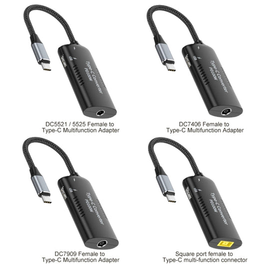 USB-C PD Multifunktions-Laptop-Ladeadapter – 100W Power Delivery mit zwei Ausgangsanschlüssen
