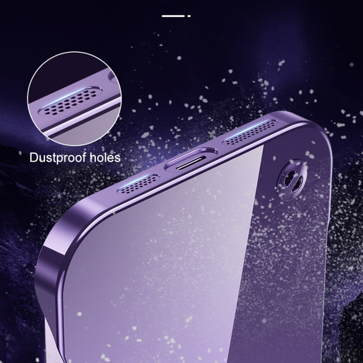 Electroplating Frameless Clear PC Phone Case – iPhone 13 Pro Max / iPhone 12 / 12 Pro