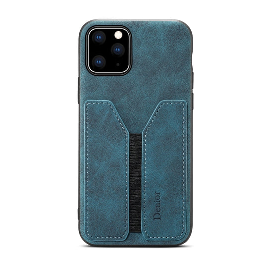 Funda de teléfono con tapa trasera de PU y tarjeta elástica Denior DV, para iPhone 11 Pro, para iPhone 11 Pro Max, para iPhone X / XS, para iPhone XR, para iPhone XS Max, para iPhone SE 2022 / SE 2020 / 7 / 8