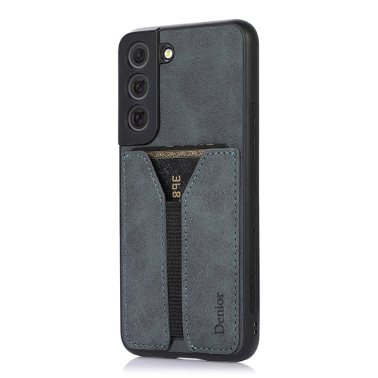 Denior DV Elastic Card PU Back Cover Handyhülle, für Samsung Galaxy S22 5G, für Samsung Galaxy S22+ 5G, für Samsung Galaxy S22 Ultra 5G, für Samsung Galaxy S21 5G, für Samsung Galaxy S21+ 5G, für Samsung Galaxy S21 Ultra 5G