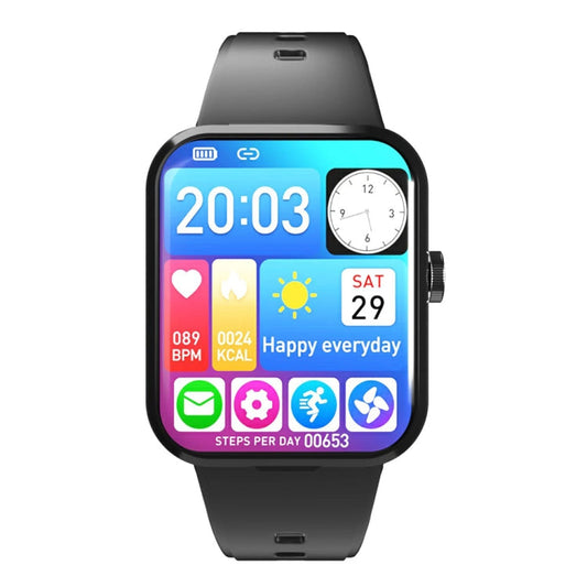 S6 TWS Smart Bracelet with Bluetooth Earphones – 1.91" Touchscreen, Heart Rate Monitor & Call Support