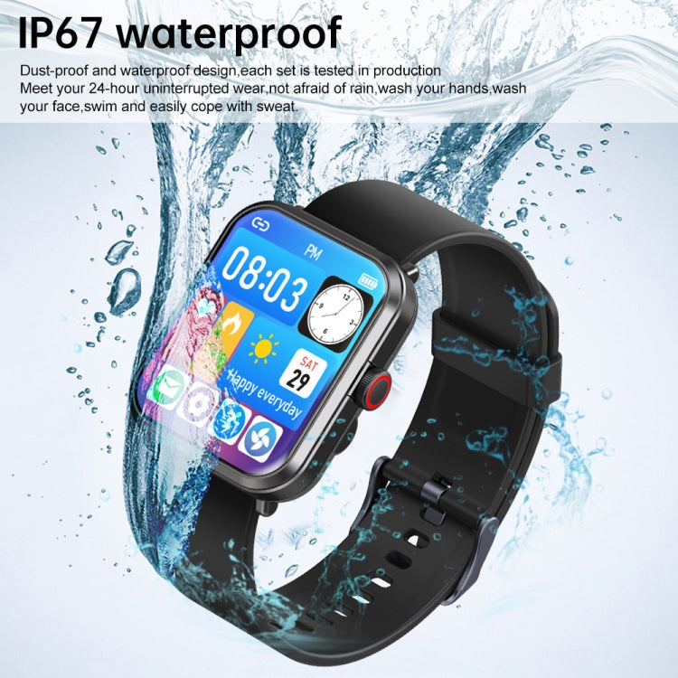 S6 TWS-Kopfhörer 1,91 Zoll Smart-Armband Unterstützung Bluetooth-Anruf / Gesundheitsüberwachung