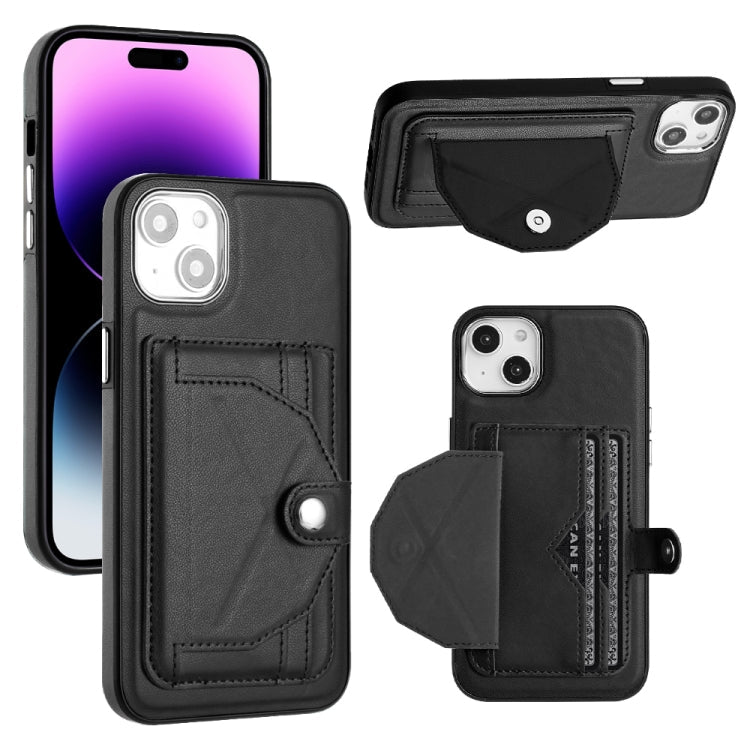 Stoßfeste Leder-Handyhülle mit Kartenhalter, für iPhone 14, für iPhone 15 Pro Max, für iPhone 15 Pro, für iPhone 14 Plus