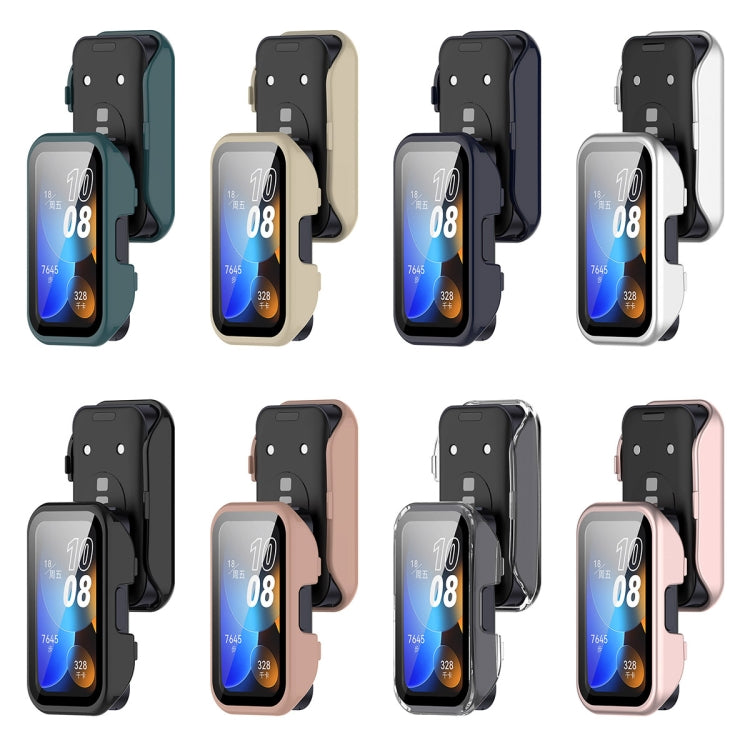 Funda protectora integrada de reloj de PC + película templada, para Huawei Band 10 / 9 / 8