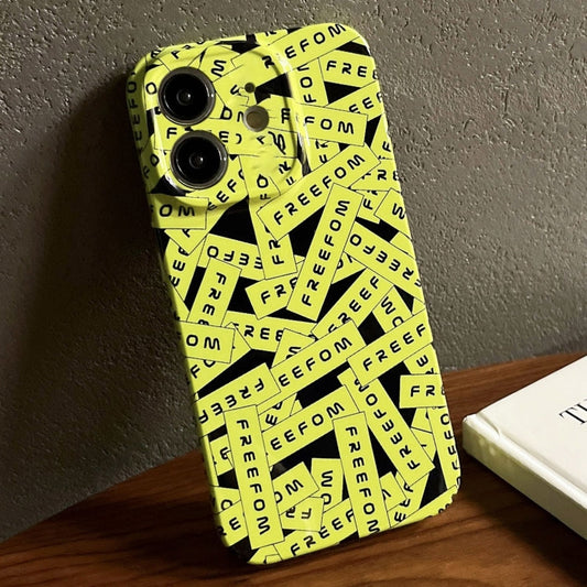 Painted Pattern PC Phone Case for iPhone 12