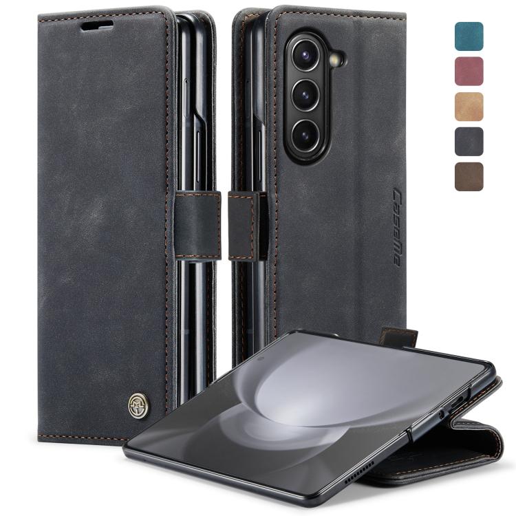 CaseMe 013 Retro Frosted Flip Leather Wallet Case – Samsung Galaxy Z Fold5
