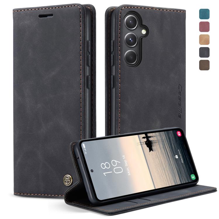 CaseMe 013 Retro Frosted Flip Leather Wallet Case – Samsung Galaxy S23 FE 5G