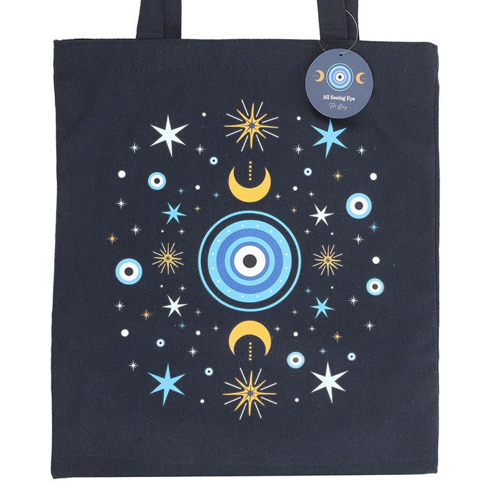 All Seeing Eye Polycotton Tote Bag