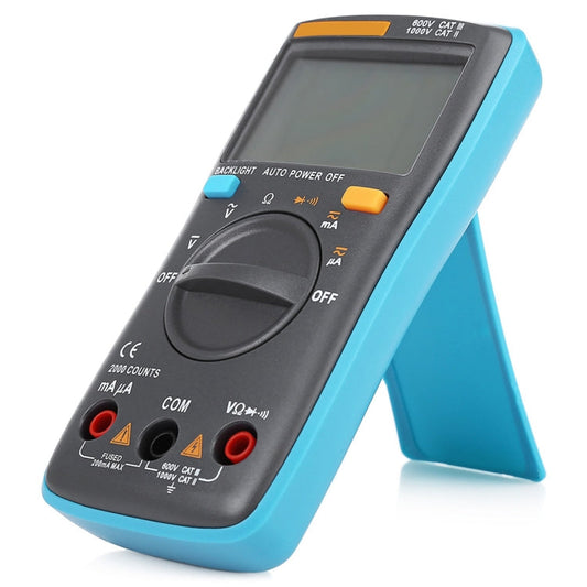 ZT98 Digital Multimeter | CAT III 600V | 2000 Counts | AC/DC Voltage & Current Tester