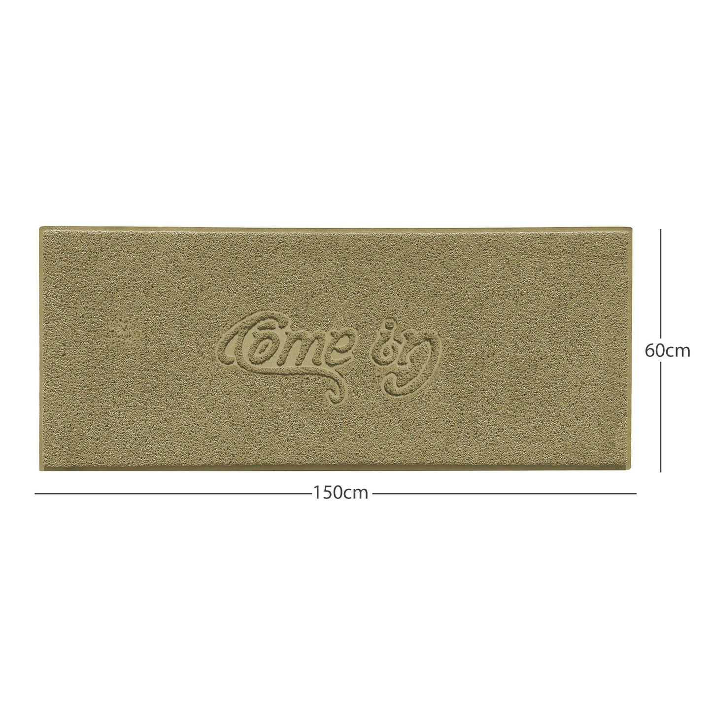 Nicoman "Come In" Spaghetti Door Mat – Indoor & Outdoor | Non-Slip | Machine Washable