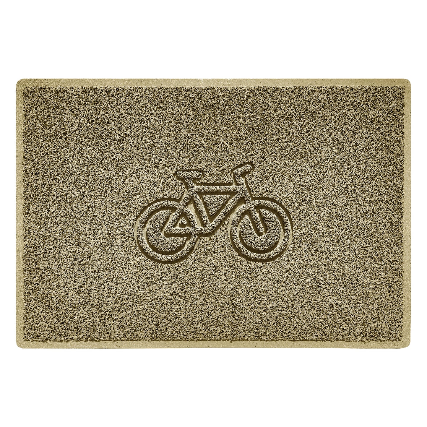 Nicoman Cycle Embossed Spaghetti Doormat | Indoor & Outdoor | Non-Slip | Machine Washable