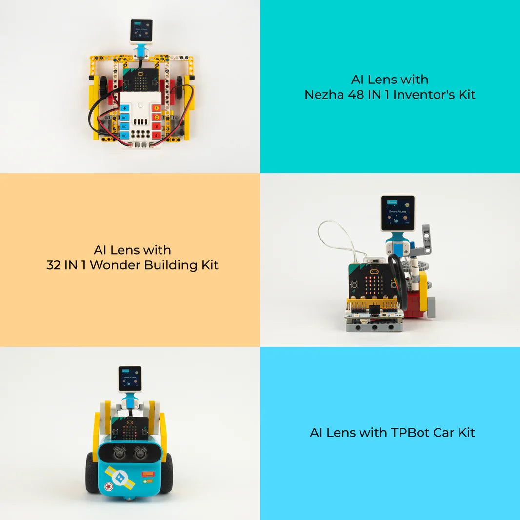 AI Smart Lens Kit for micro:bit | 90° Wide Angle Camera | Block Coding Education