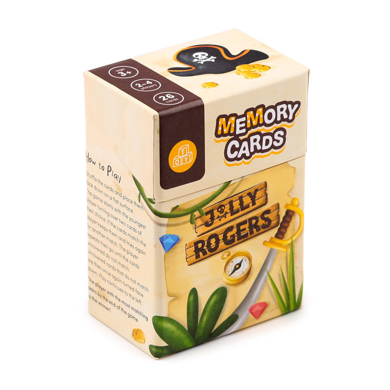 Jolly Rogers Pirates Kids Memory Card Set