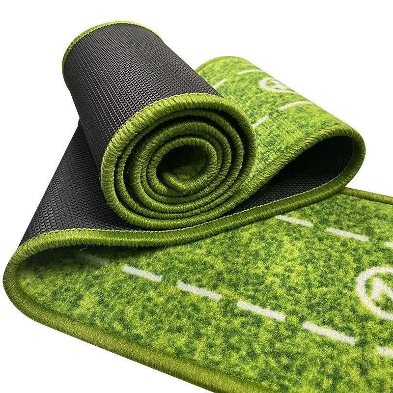 Premium Golf Putting Mat Practice Training Aid Auto Ball Return Indoor Putting Green