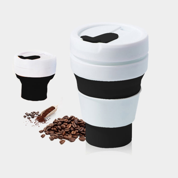 Collapsible Silicone Travel Mug 350ml | Foldable Coffee & Tea Cup with Lid