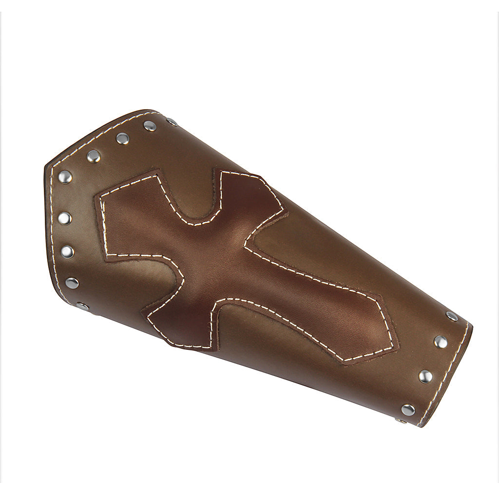 2X Vintage Arm Armor Guard Medieval Knight Bracer Adjustable Wrist Band