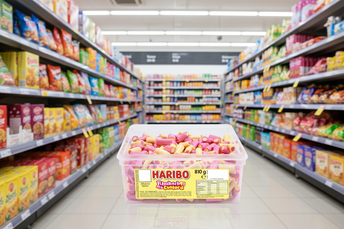 300 x Haribo Rhabarber & Vanillepudding