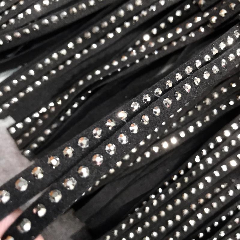 Women's Skirt High Waist Belt Multi-Layer Short Heavy Drilling Rhinestones Fringed Skirt with Cake A Line