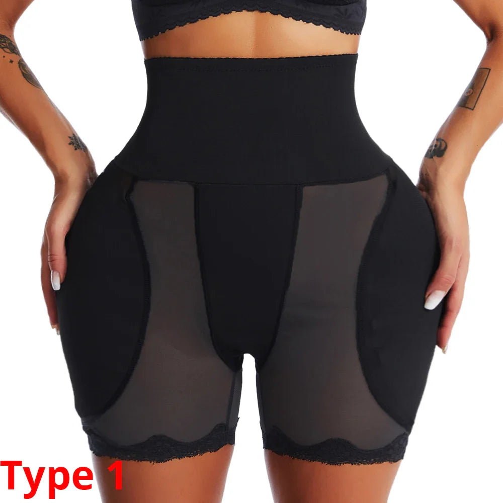 Hip Shapewear Panties Women Butt Lifter Shaper Panties Sexy Body Shaper Push Up Panties Hip Enahncer Shapewear with Pads
