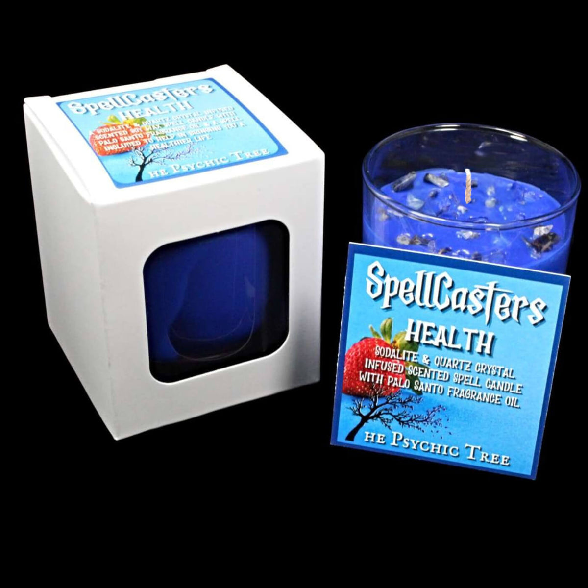 SpellCasters Health - Vela Mágica Aromática con Infusión de Cristales