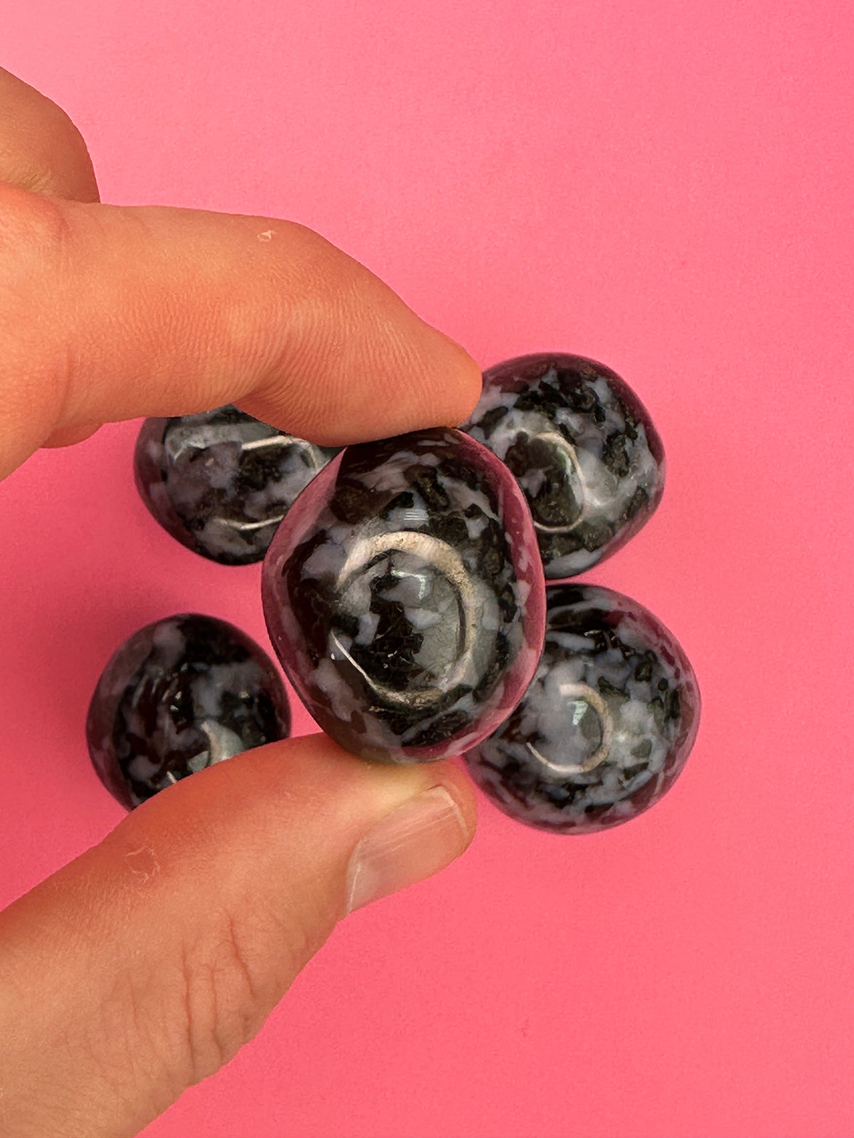 Indigo gabbro - Tumblestone